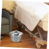 HAPINARY Stainless Steel Spittoon with Cover Durable Elderly Potty Urinal for Boy Girl and Adults Portable Chamber Pot for Home and Travel Easy to Clean and Store view 2