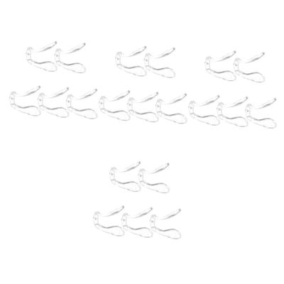 FRCOLOR 20pcs Silicone Nose Pads for Glasses Design for Comfortable Fit for Sunglasses and Optical Frames Soft and Nose Support for Boys and Girls and Adults