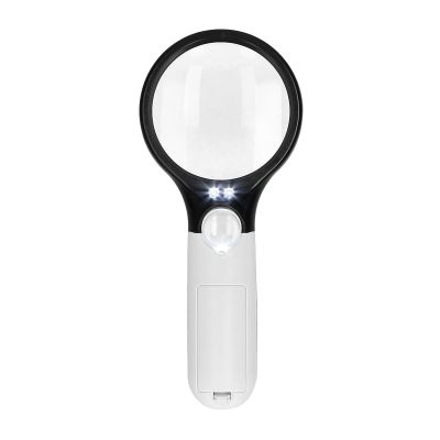 BSEWO Magnifying with Light,Magnifying Glass with Light Magnifying Glasses 2.5X 45X High Magnification LED Handheld Lighted Magnifier for Reading Jewellery Map Newspaper Stamp