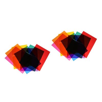 COHEALI 42sheets Cellophane Wraps Candy Wrapping for Crafts Decorations Colors