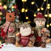 1PC Christmas Gift Bags Zipper Design, Christmas Treat Bags 3D Santa Claus Christmas Gift Bags, Reusable Christmas Bags for Presents, Candy, Fruit view 4