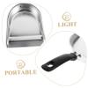 OSOLADY Handheld Metal Dustpan with Comfortable Grip Small Portable Dust Pan for Indoor and Outdoor Use and Design for Easy Cleaning view 4