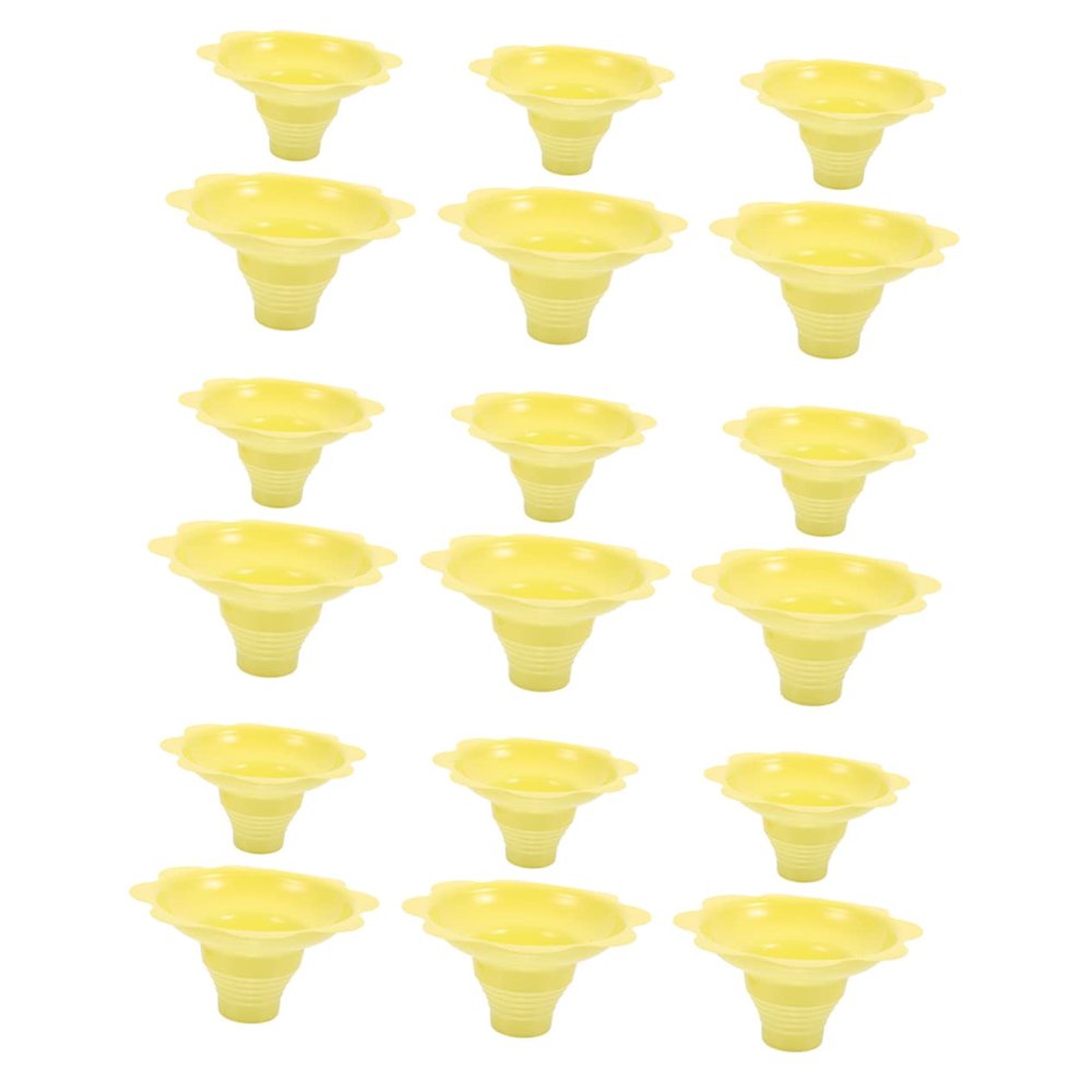 SOESFOUFU 20pcs Snow Cone Cups Bowl Colorful Disposable Ice Smoothie Holders for Party