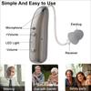 Hearing Aids, Hearing Amplifiers for Seniors, Rechargeable Hearing Aid BTE Hearing Aids with Noise Cancellation Volume Adjustment, App Controlled Ear Listening Aids for Adults view 3