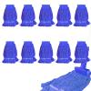 10 Pack Commercial Mop Head Replacement, Heavy Duty Looped End Wet Mop Head Refills, Blue Cotton String Mop Heads for Industrial, Commercial, and Home Floor Cleaning view 1
