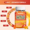 2 Pack Omega 3 Gummies Supplement 1000mg, High Absorption DHA & EPA, Heart, Brain & Joint Support, Extra Strength Fish Oil Omega 3 Gummies Vitamins, 120 Count view 4