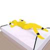 Sex Tie Downs Straps Under Mattress for Adult Play King Bed Restraint Kit for Couples Queen Size Bed Ankles and Wrist Restraints Spreader Bar Blindfold and Hand Ties Sex Handcuff for Bedroom Sweater view 1
