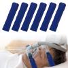6 Pack Satin CPAP Strap Covers Soft, CPAP Headgear Strap Covers, Comfortable CPAP Supplies Silk CPAP Strap Covers, Universal and Breathable CPAP Mask Cushions for Reducing Red Marks (Dark Blue) view 1