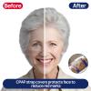 6 Pack Satin CPAP Strap Covers Soft, CPAP Headgear Strap Covers, Comfortable CPAP Supplies Silk CPAP Strap Covers, Universal and Breathable CPAP Mask Cushions for Reducing Red Marks (Dark Blue) view 3