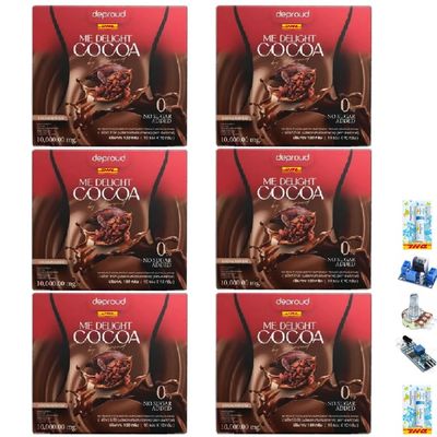 10 Sachets/Box (10 Grams x 10 Sachets) Delicious Intense Much Mellow Fruit Snack Deproud MeDelight Cocoa Set 6 A087 By Thaigiftshop [Get Free Tomato Facial Mask]