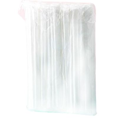 100 Pcs Clear Drinking Straws Plastic Long Flexible Straws Soda Straws Party Cocktail Straws Smoothies Straws Individually Wrapped Straws