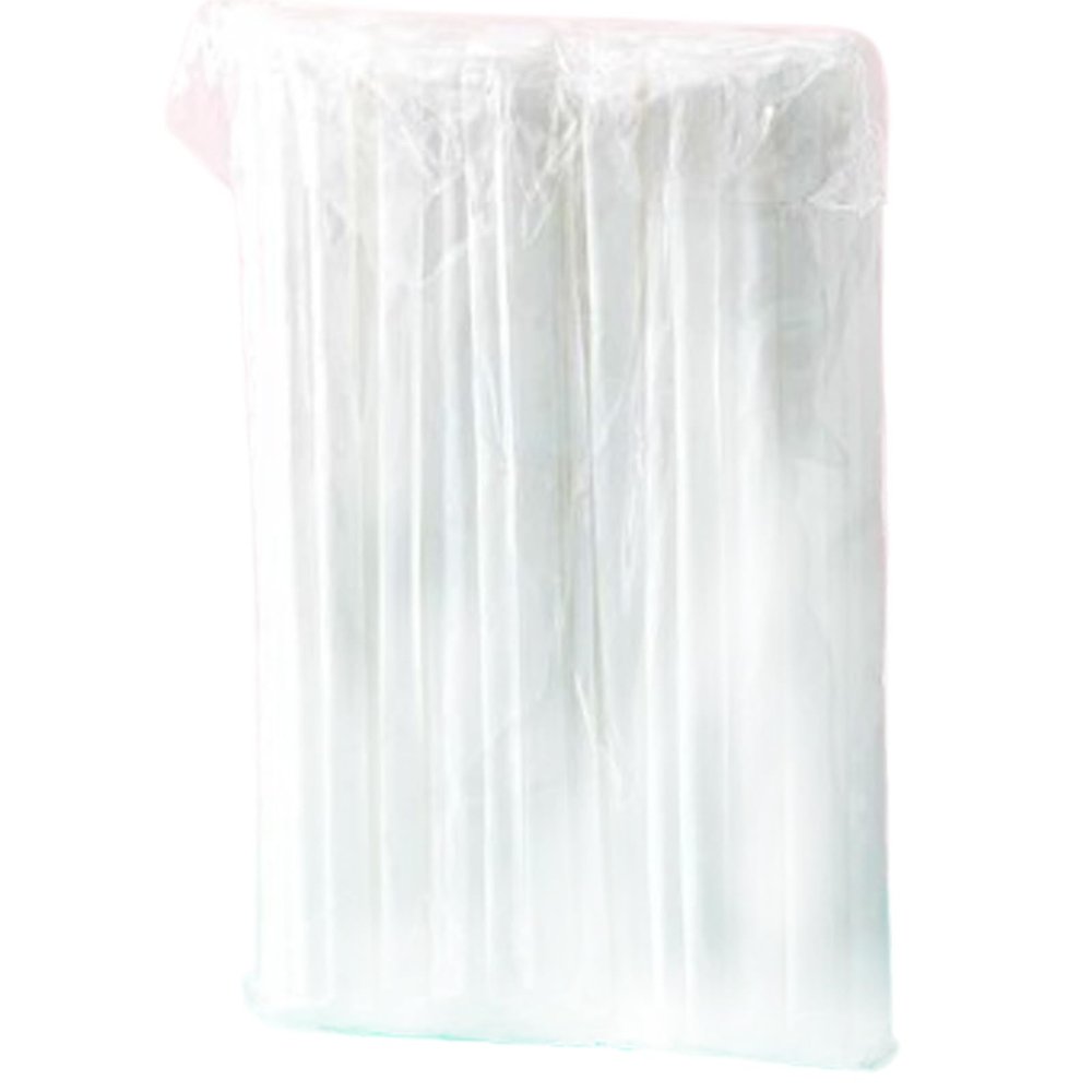 100 Pcs Clear Drinking Straws Plastic Long Flexible Straws Soda Straws Party Cocktail Straws Smoothies Straws Individually Wrapped Straws