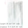 100 Pcs Clear Drinking Straws Plastic Long Flexible Straws Soda Straws Party Cocktail Straws Smoothies Straws Individually Wrapped Straws view 2