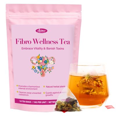 Auranic Natural Fibro Wellness Tea, Women Health Herbal Teabags