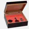 20 ct Humidor Gift Set w/Palio Torcia, Silver and Scissors/Cutter, Stainless Steel