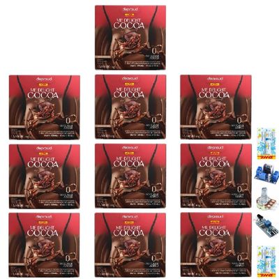 Delicious Intense Much Mellow Fruit Snack Deproud MeDelight Cocoa 10 Sachets/Box (10 Grams x 10 Sachets) Set 10 C060 By Thaigiftshop [Get Free Tomato Facial Mask]