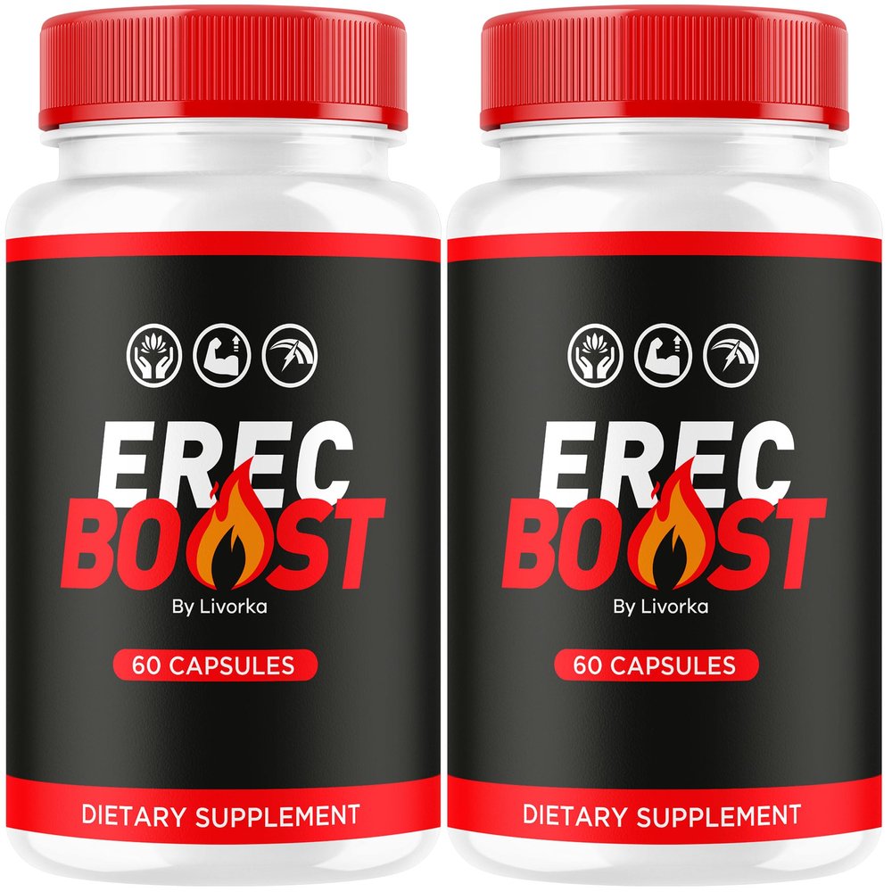 (2 Pack) ErecBoost Capsules, Original Capsulas Supplement Pastillas - Advanced Formula, 120 Capsules for 2 Months