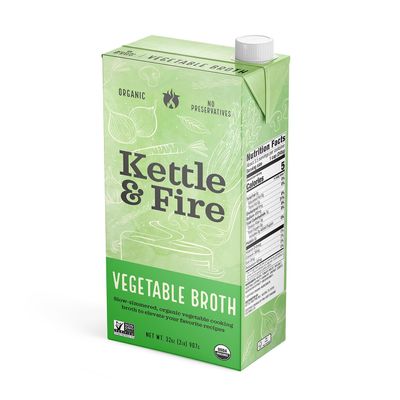 Kettle and Fire Vegetable Cooking Broth 32 oz (Pack of 8)