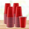 Red Party Cups  16 oz Disposable Plastic Cups  Sturdy & Durable for Events, BBQs, and Parties (768, 16 oz) view 1
