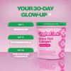 Crushed Tonic Marine Collagen Powder Korean Beauty Drink with Hydrolyzed Collagen Peptides for Skin, Hair & Nails | Gluten-Free, Halal & Kosher (Strawberry Milk, 30 Servings (150 g), Pouch) view 3