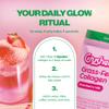 Crushed Tonic Marine Collagen Powder Korean Beauty Drink with Hydrolyzed Collagen Peptides for Skin, Hair & Nails | Gluten-Free, Halal & Kosher (Strawberry Milk, 30 Servings (150 g), Pouch) view 4