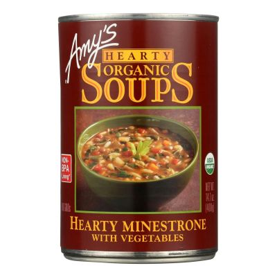 Amy's Soup Mines.trone Vegetables 14.1 oz (Pack of 12)