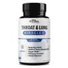 Real Science Throat & Lung Detox Capsules to Clear Mucus, Sore Throat & Support Breathing Lung Support Supplement with Vinitrox, GABA, Vitamin C & D for Long-Term Cough & Respiratory Relief, 60 Caps view 1