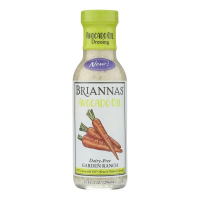 Brianna's Dressing Garden Ranch with Avocado 10 oz (Pack of 6)