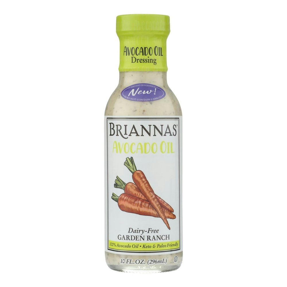 Brianna's Dressing Garden Ranch with Avocado 10 oz (Pack of 6)