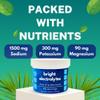 Bright Hydration Electrolyte Powder - Raw & Natural - No Added Flavors, Zero Sugar - Sea Salt, Himalayan Pink Salt, Magnesium & Potassium - Large 10.6 oz Jar view 2