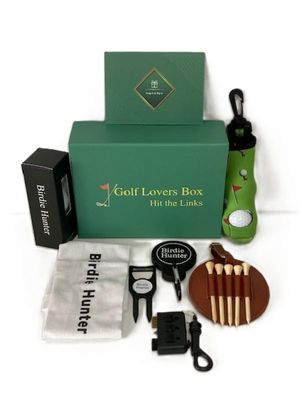 Boxzie Golf Gift Box for Golf Lovers, Gifts for Fathers and Brothers, Birthday Gifts for Golfers, Golfer Gifts for Men, Golf Gifts for Women, for Golfers