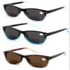 V.W.E. 3 Pairs Classic 2-Tones BIFOCAL Outdoor Reading Sunglasses Tinted Readers Glasses UV Protection (Clear Blue Brown, 2.50, x) view 1