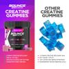 Bounce Pro Creatine Monohydrate Gummies for Men & Women, Low Calorie, 6G of Creatine per Serving, Vegan, Anti-Melting, Gluten-Free, Non-GMO, 2g of Creatine per Gummy (51ct, Berry Snow Cone) view 3
