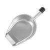 Hoement Thickened Dust Pan Ergonomic Handle for Efficient Home Cleaning for Kitchen and Desktop Use Rustproof Stainless Steel Shovel view 1