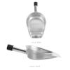Hoement Thickened Dust Pan Ergonomic Handle for Efficient Home Cleaning for Kitchen and Desktop Use Rustproof Stainless Steel Shovel view 2