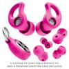 CURVD Live Stylish High-Fidelity Concert Earplugs, Festivals & Live Events 19 dB Noise Reduction, 5 Tip Sizes & Carry Case view 2