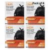 50 Gal. Extra Large Black Trash Bags (50-Count) pack of 4, Plus Free MagikoSFI Custom Shopping Tote Bag view 2