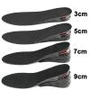 ZUIAI Invisible Height Increase Insole Cushion Height Adjustable Shoe Heel Insoles Insert Support Absorbant Foot Pad(5cm) view 2