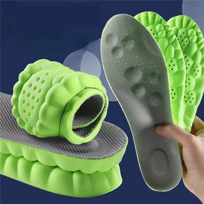 ZUIAI 4D Shoes Insoles Super Soft Sports Insole for Feet Running Baskets Shoe Sole Arch Support Orthopedic Inserts(37-38)