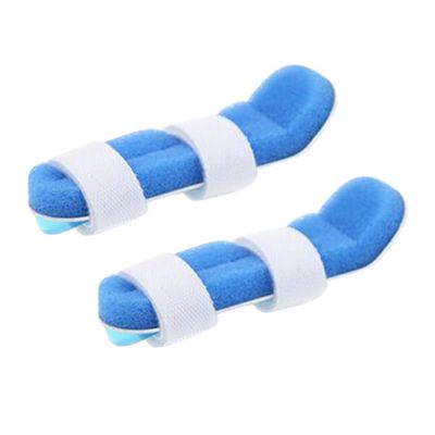 FRCOLOR 2pcs Flexible Finger Support Brace Breathable Protective Splint for Hand Joint Stability s Blue Injury Prevention and Pain Relief