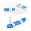 FRCOLOR 2pcs Flexible Finger Support Brace Breathable Protective Splint for Hand Joint Stability s Blue Injury Prevention and Pain Relief view 2