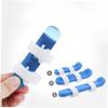 FRCOLOR 2pcs Flexible Finger Support Brace Breathable Protective Splint for Hand Joint Stability s Blue Injury Prevention and Pain Relief view 4