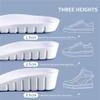ZUIAI Invisible Height Increase Insoles EVA Soft Light Shoes Sole Pad for Men Women Heel Lift Feet Care Arch Support(2.5CM) view 2