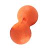 HOMOCONO Peanut Dual Massage Ball for Muscle Relief Ergonomic Deep Tissue Massage Tool for Neck Back Hips and Shoulders Home Office Yoga Sessions Orange view 1