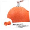 HOMOCONO Peanut Dual Massage Ball for Muscle Relief Ergonomic Deep Tissue Massage Tool for Neck Back Hips and Shoulders Home Office Yoga Sessions Orange view 3