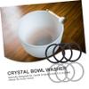 CORHAD 9pcs Singing Bowl Cushion Handmade Rubber Pads for Buddhist Rituals Sound Bowl Stability Home Decor and Meditation Practices view 2