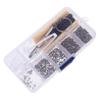 COOLHIYA Eyewear Repair Kit Screws Precision Tools for Glasses and Sunglasses Includes Nose Pads for Home and Professional Use Compact Storage Box for Easy Organization view 1