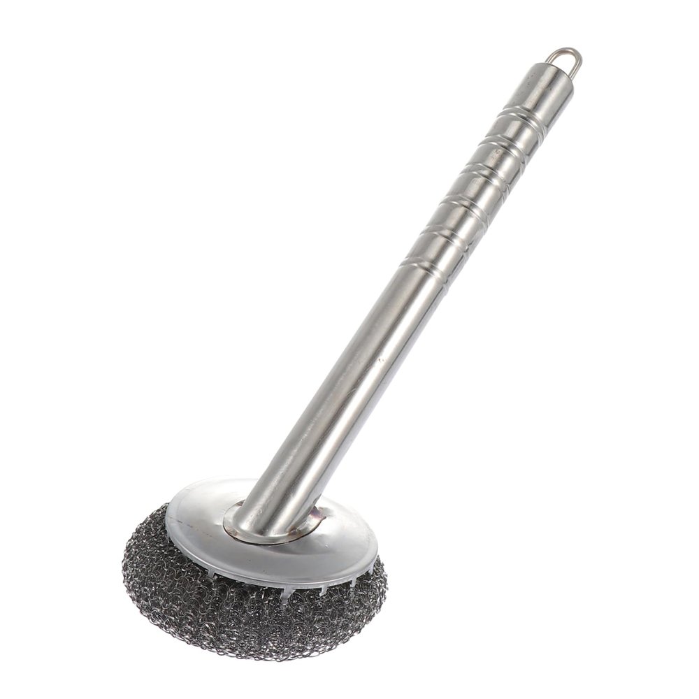 OHPHCALL Stainless Steel Pot Brush for Kitchen Cleaning Tools Dish Scrubber Brush