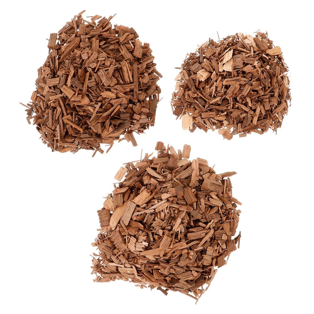 Mikinona 1pack French Oak Chips for Aging Whiskey and Enhancing Wine Flavor Wood Chips for Home Brewing and Cocktail Preparation Convenient Storage for