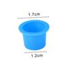 Blue Plastic Disposable Ink Cups, 100pcs ABS Pigment Containers view 2